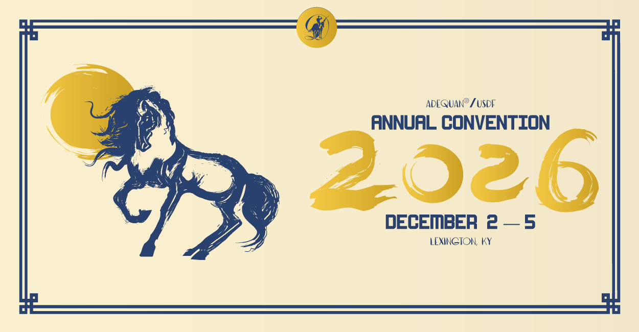 The 2026 Adequan&reg; & USDF Annual Convention | Agenda